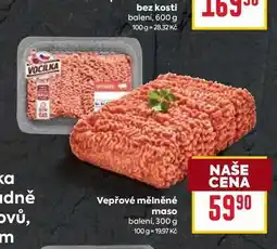 Billa Vepřové mělněné maso balení,300 g nabídka
