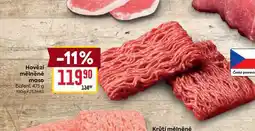 Billa Hovězí mělněné maso balení, 475 g nabídka