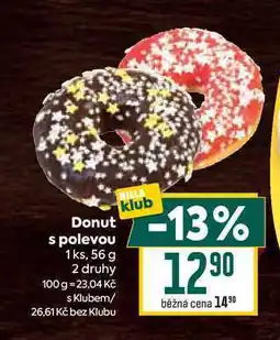 Billa Donut s polevou 1 ks, 56 g nabídka