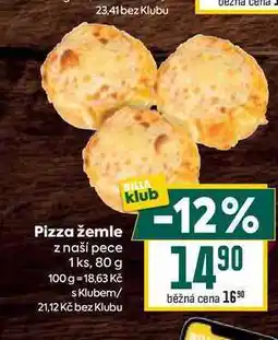 Billa Pizza žemle z naší pece 1 ks, 80 g nabídka