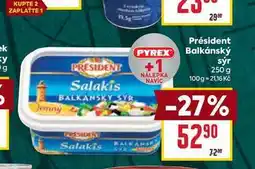 Billa Président Balkánský sýr 250 g nabídka