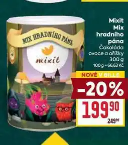 Billa Mixit Mix hradního pána Čokoláda ovoce a oříšky 300 g nabídka