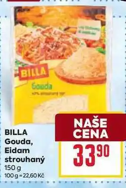 Billa BILLA Gouda, Eidam strouhaný 150 g nabídka