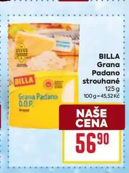 Billa BILLA Grana Padano strouhané 125g nabídka