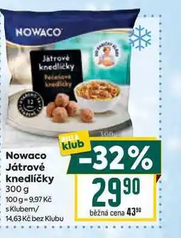 Billa Nowaco Játrové knedlíčky 300 g nabídka