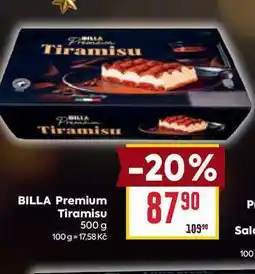 Billa BILLA Premium Tiramisu 500 g nabídka