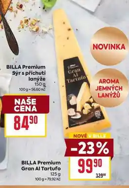 Billa BILLA Premium Gran Al Tartufo 100 g nabídka