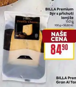Billa BILLA Premium Sýr s příchutí lanýže 150 g nabídka