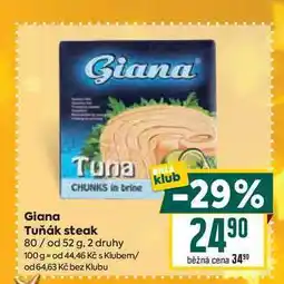 Billa Tuňák steak 80/ od 52 g nabídka