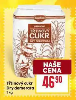 Billa Třtinový cukr Dry demerara 1kg nabídka