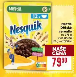 Billa Nestlé Dětské cereálie od 375 g nabídka
