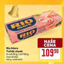 Billa Rio Mare Tuňák steak 3x od 65 g/ od 156 g nabídka