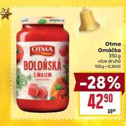 Billa Otma Omáčka 350 g nabídka