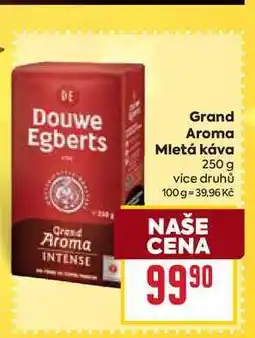 Billa Grand Aroma Mletá káva 250 g nabídka