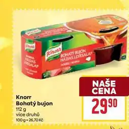 Billa Knorr Bohatý bujon 112 g nabídka