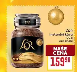 Billa L'OR Instantni Káva 100 g nabídka