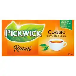 Billa Pickwick Ranní, vybrané druhy 50 sáčků 1.75g nabídka