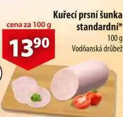 CBA Kuřecí prsní šunka standardní, 100 g nabídka