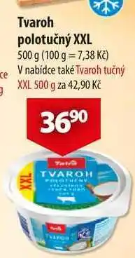 CBA Tvaroh polotučný XXL, 500 g nabídka