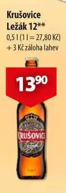 CBA Krušovice Ležák 12, 0,5 l nabídka