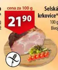 CBA Selská krkovice, 100 g nabídka