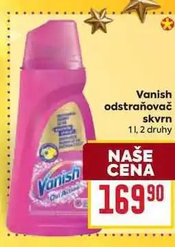 Billa Vanish odstraňovač skvrn 1l nabídka