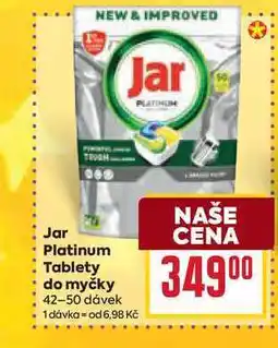Billa Jar Platinum Tablety do myčky 42-50 dávek nabídka
