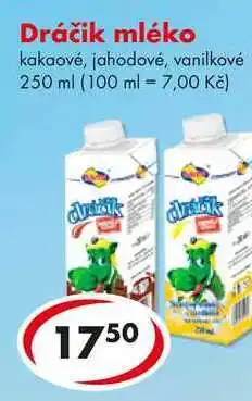 CBA Dráčik mléko, 250 ml nabídka