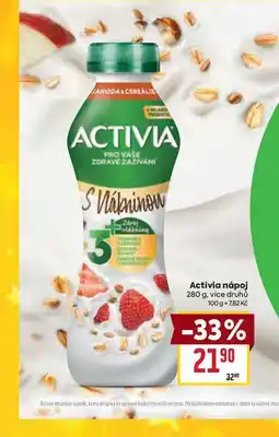 Billa Activia nápoj 280 g nabídka