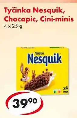 CBA Tyčinka Nesquik, Chocapic, Cini-minis, 4x 25 g nabídka