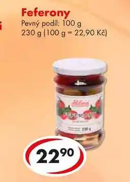 CBA Feferony, 230 g nabídka
