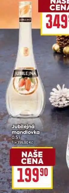 Billa Jubilejná mandlovka 0,5l nabídka