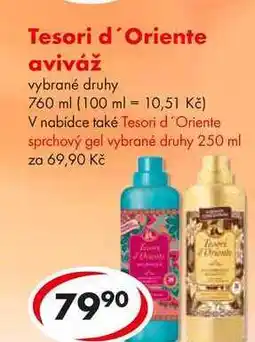 CBA Tesori d'Oriente aviváž, 760 ml nabídka