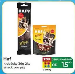 Tamda Foods Haf klobásky 36g 2ks snack pro psy nabídka