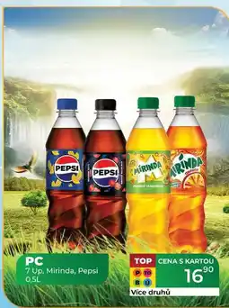Tamda Foods PC 7 Up, Mirinda, Pepsi 0,5L nabídka