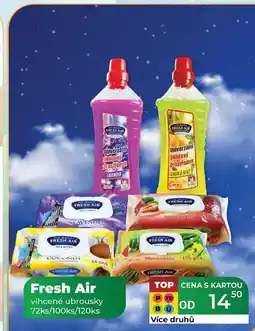 Tamda Foods Fresh Air vlhcené ubrousky 72ks/100ks/120ks nabídka