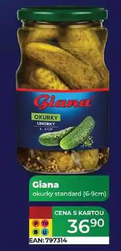 Tamda Foods Giana okurky standard (6-9cm) nabídka
