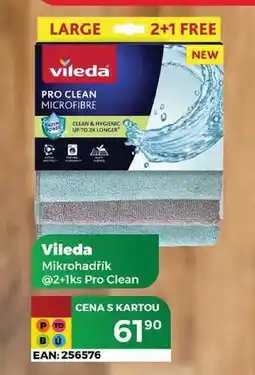 Tamda Foods Vileda Mikrohadřík @2+1ks Pro Clean nabídka