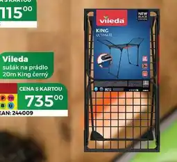 Tamda Foods Vileda sušák na prádlo 20m King černý nabídka