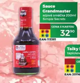 Tamda Foods Sauce Grandmaster sójová omáčka 200ml Simple Secrets nabídka
