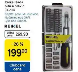 Tesco Reikel Sada bitů a hlavic 34 dílů nabídka