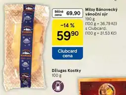 Tesco Milsy Bánovecký vánoční sýr, 190 g nabídka