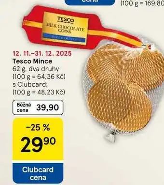 Tesco Tesco Mince, 62 g. dva druhy nabídka