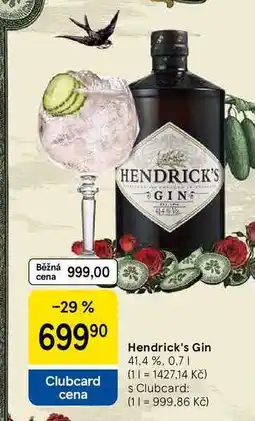 Tesco Hendrick's Gin 41,4%, 0.7 l nabídka