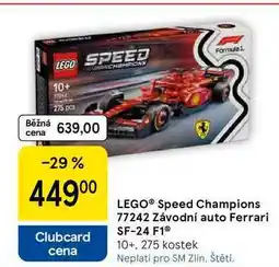 Tesco LEGO Speed Champions 77242 Závodní auto Ferrari SF-24 F1 10+, 275 kostek nabídka
