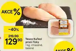 Tesco Tesco Kuřecí prsní řízky, 1 kg, chlazené. balené nabídka