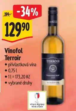 Albert Vinofol Terroir nabídka