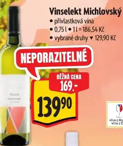Albert Vinselekt Michlovský nabídka