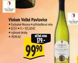 Albert Vinium Velké Pavlovice nabídka