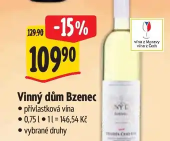 Albert Vinný dům Bzenec nabídka